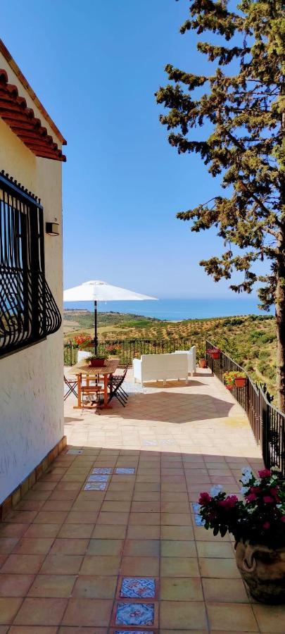 Villa Immersa In Oliveto Vista Mare Sciacca Bagian luar foto