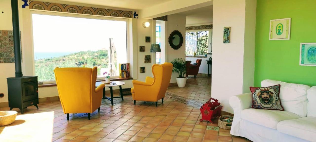 Villa Immersa In Oliveto Vista Mare Sciacca Bagian luar foto