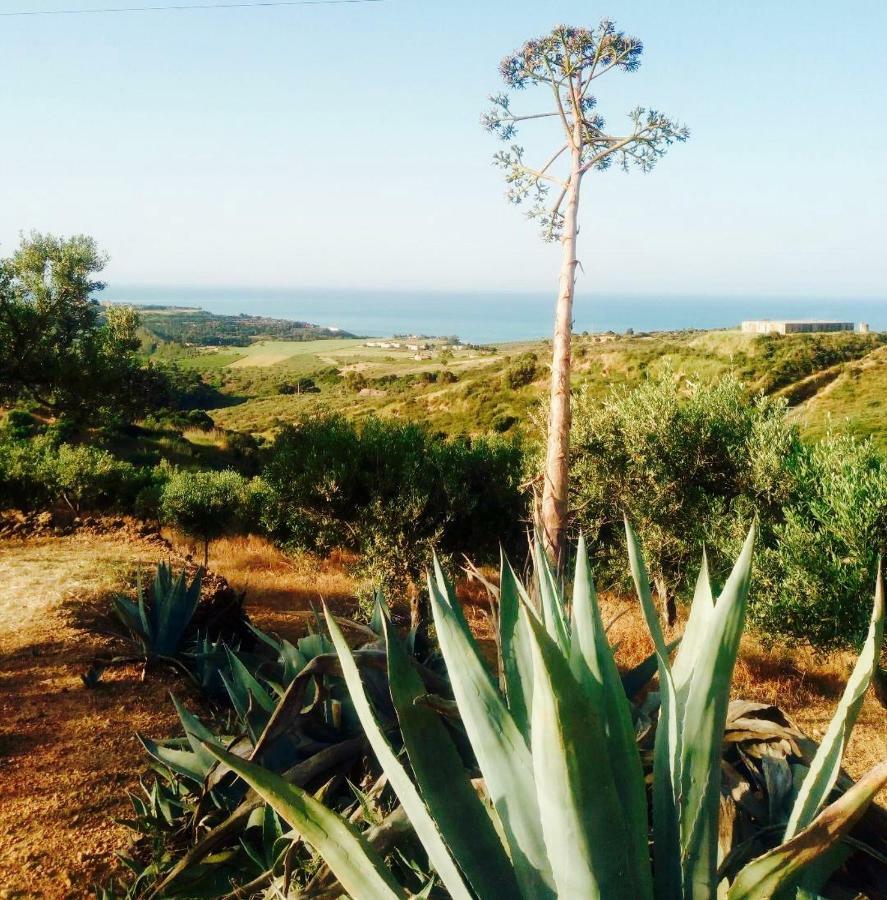 Villa Immersa In Oliveto Vista Mare Sciacca Bagian luar foto