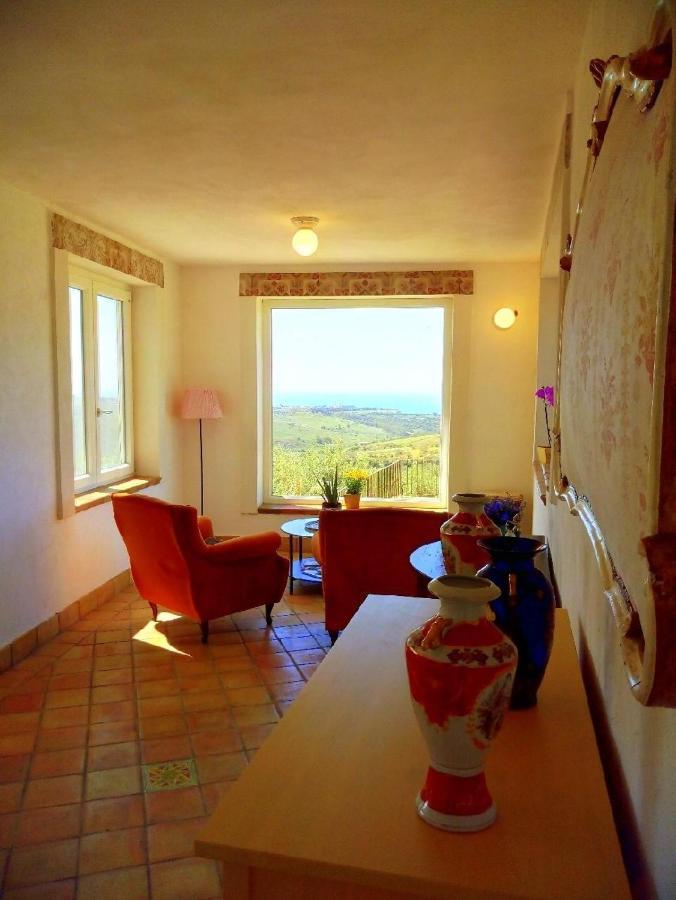 Villa Immersa In Oliveto Vista Mare Sciacca Bagian luar foto